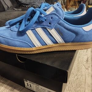 Adidas Men's Blue Samba ADV Shoes